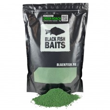 Прикормка Black Fish Baits Groundbait GREEN ROACH (плотва/конопля) 2кг