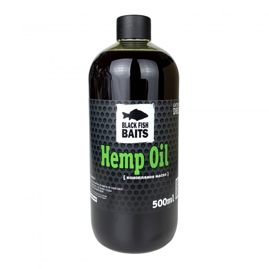 Конопляное масло Black Fish Baits Hemp Oil 500мл