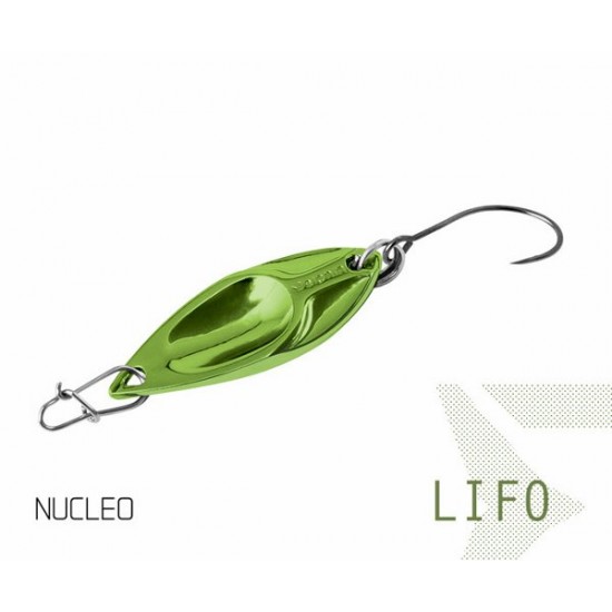 Блесна колеблющаяся Delphin LIFO Spoon 2.5g NUCLEO