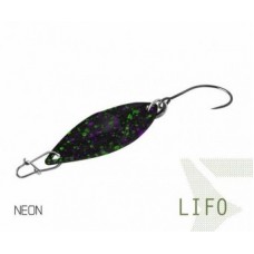 Блесна колеблющаяся Delphin LIFO Spoon 2.5g NEON