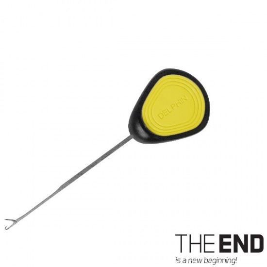 Игла для лидкора DELPHIN THE END GRIP LeadCore Needle Yellow