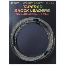 Шок лидер конусный ESP Tapered Shock Leaders 9m 3шт.