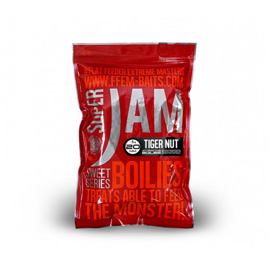 Бойлы тонущие FFEM Super Jam Boilies Tiger Nut 20mm 1kg