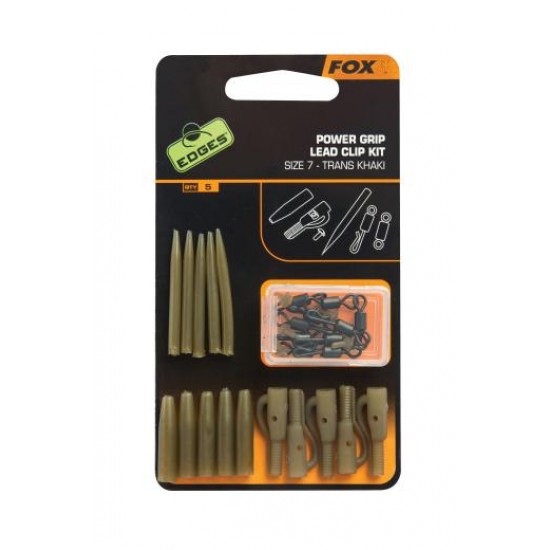 Набор безопасных клипс с усиленным конусом FOX Edges Power Grip Lead Clip Kit