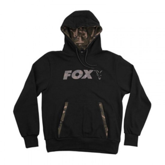 Толстовка FOX LW Black/Camo Print Pullover Hoody