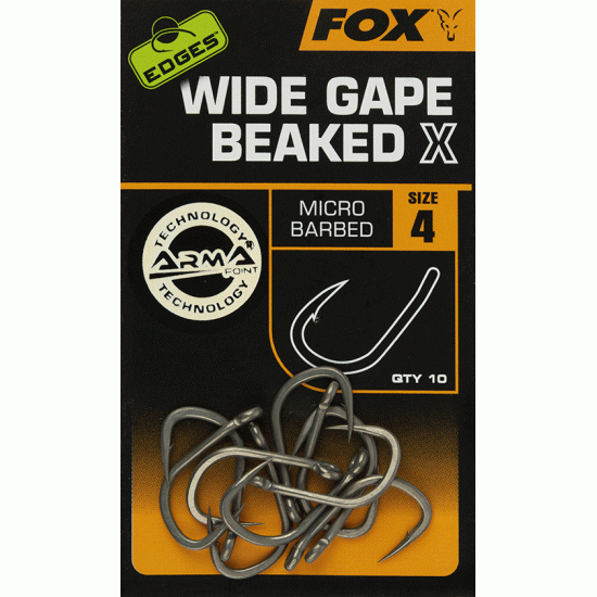 Крючки карповые FOX Wide Gape Beaked X