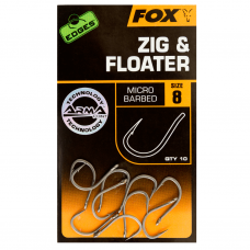 Крючки карповые FOX Zig & Floater