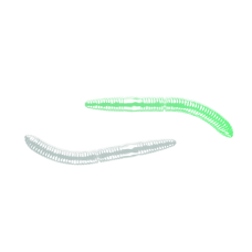 Мягкие приманки Libra Lures Fatty D'Worm 65mm #000 Glow UV Green