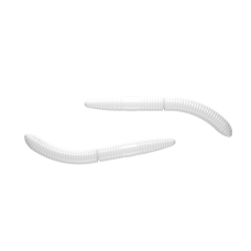 Мягкие приманки Libra Lures Fatty D'Worm 65mm #001 White