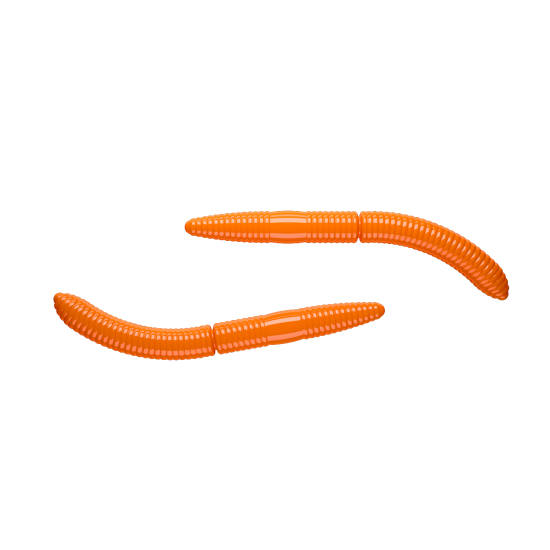 Мягкие приманки Libra Lures Fatty D'Worm 65mm #011 Hot Orange