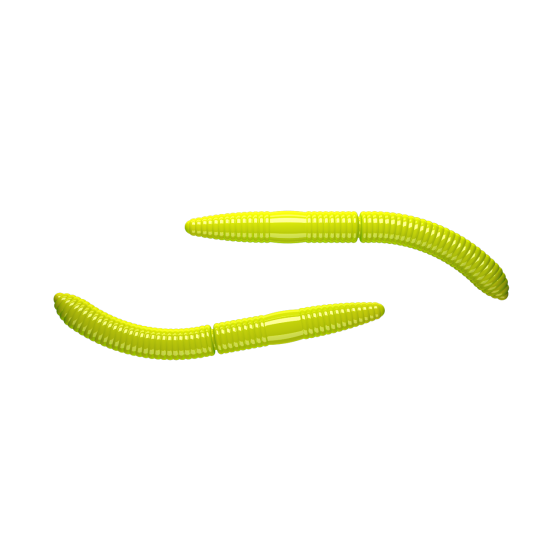 Мягкие приманки Libra Lures Fatty D'Worm 65mm #027 Apple Green