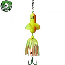 Блесна вертикальная MADCAT A-STATIC PROPELLER TEASER Treble Hook - FIRETIGER UV