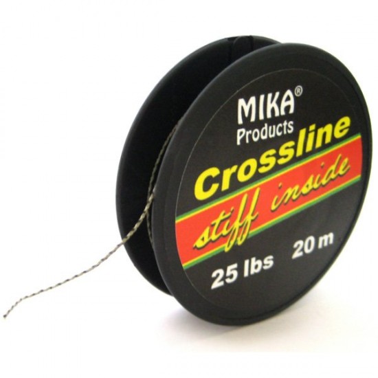 Поводковый материал в оболочке MIKA PRODUCTS Crossline 25lb 20m