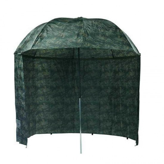Зонт с задней стенкой MIVARDI Umbrella PVC + Side Cover 2.50m Camou