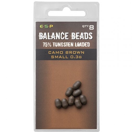 Бусины утяжеленные ESP Tungsten Loaded Balance Beads Small 0,3г 8шт.