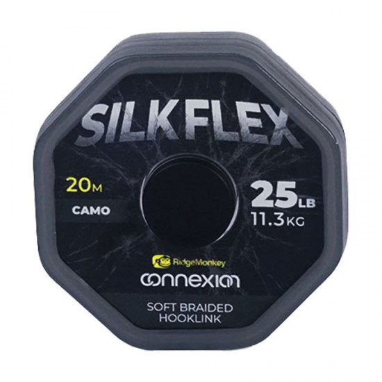 Поводковый материал Ridge Monkey Connexion SilkFlex Soft Braided Hooklink
