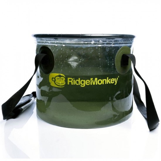 Ведро мягкое полупрозрачное Ridge Monkey Perspective Collapsible Bucket 10/15L