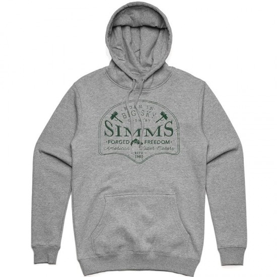 Толстовка Simms Big Sky Hoodie Grey Heather