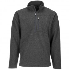 Пуловер Simms Rivershed Sweater Quarter Zip '20 - Carbon