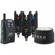 Комплект сигнализаторов поклевки с лампой SONIK SKS Alarm 3+1 Set + Bivvy Lamp