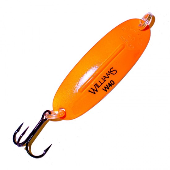 Блесна вертикальная Williams Wabler W40 7г цвет OR (морковка)