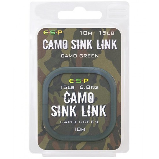 Поводковый материал ESP CAMO SINK LINK Camo Green 10m